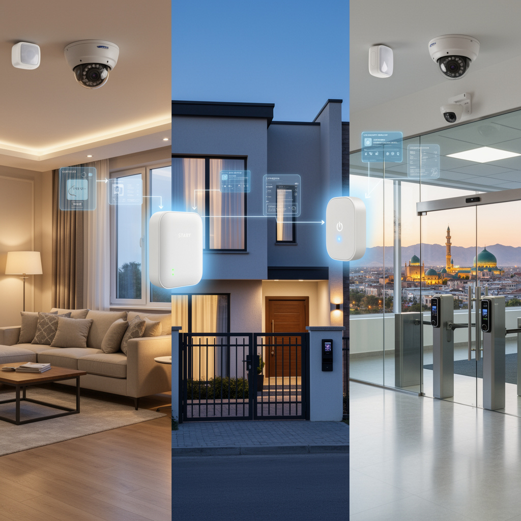 Оборудование системы безопасности умного дома